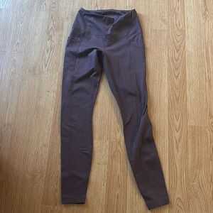 Maroon Yogalicious Leggings with Pockets